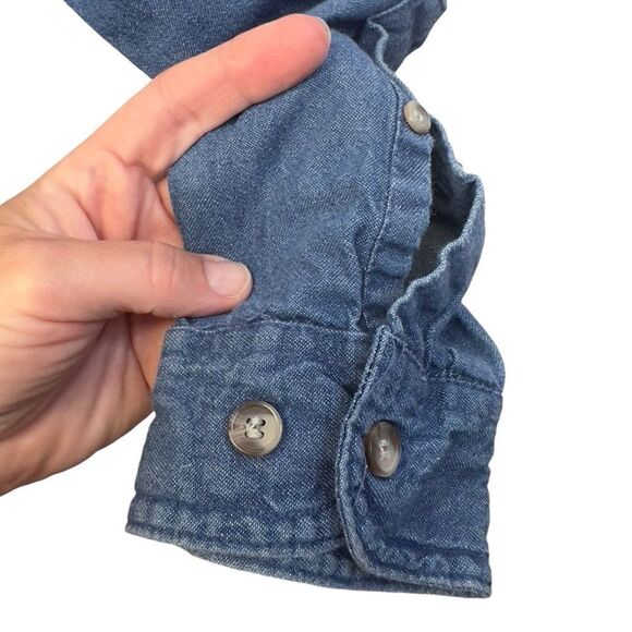 PAUL McCARTNEY US 2005 TOUR DENIM button up SHIRT COTTON HERITAGE xxl - Picture 11 of 14